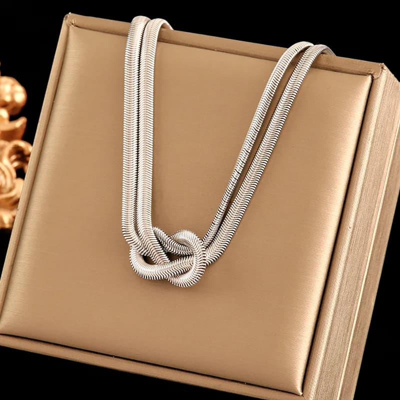 316L Stainless Steel Silver Color Necklace
